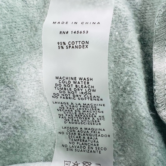 ARX LAB AR-33 SAGE CLOUD TIE DYE ATHLETIC FLEECE SHORTS - Picture 6 of 7